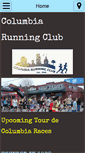 Mobile Screenshot of columbiarunningclub.com